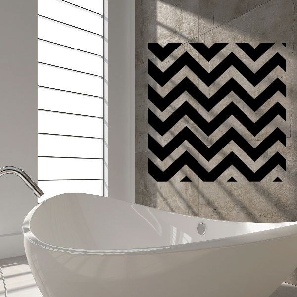 Vinyl Chevron Wall Pattern Decal - Ideal for Cars, Boats, Trucks and Walls - Mvd011
